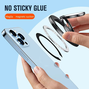 Attache magnétique pour doigt, 3 sections, simplicité, 1 pièce, ultra-légère et ultra-fine, forte aspiration, rotation à 360° °   Autocollants muraux Every - Product Image 3