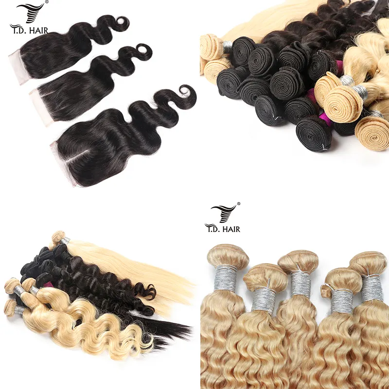 Process Virgin Hair Human Brazilian Wool Invisible Tape Clip Ins Wigs Extension Transparent Frontal Hair Bundles