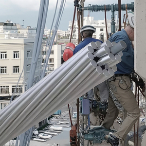 Conducteur AAAC personnalisé 75.5mm2 en alliage d'aluminium flexible à un noyau câble Almelec nu standard français pour l'industrie - Product Image 5