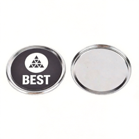 Badge métallique plaqué avec logo personnalisé, épinglette à sublimation découpée, impression 3D en relief, épinglette de revers émaillée, épinglette métallique souvenir personnalisée
