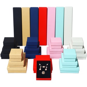 Custom Cardboard Jewelry Gift Box Two-Piece Lid Base <b>Paper</b> Foam Filled Recyclable Custom Logo Low MOQ Bulk Wholesale Supplier - Product Image 2