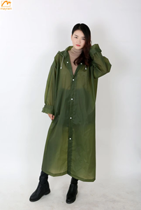 Impermeable ligero de salida de fábrica personalizado diferentes colores EVA impermeable para adultos ropa impermeable al aire libre - Product Image 2