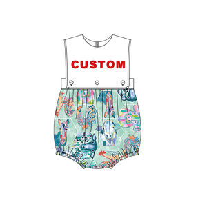 बच्चे सर्दियों के जम्पसूट कस्टम पैटर्न पोशाक के साथ छोटे सिबिंग मिलान कस्टम कढ़ाई बुलबुला कस्टम रोपर लड़कों के कपड़े - Product Image 6