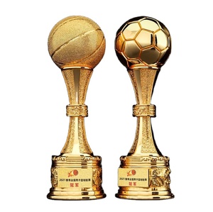 Premio trofeo in resina personalizzato per la competizione sportiva Extra -Gill creativa per il campionato di calcio di basket oro, bronzo d'argento - Product Image 1