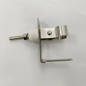 Double Tube Heating Lamp Bracket Clamp Tungsten Wire Quartz Glass Tube Double End Clamp Heating Lamp Accessories
