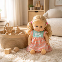 Vente en gros de poupées interactives pour bébés de 12 pouces, Ruby avec 12 sons, fabricant de poupées en vinyle OEM ODM, certifié EN71 BSCI