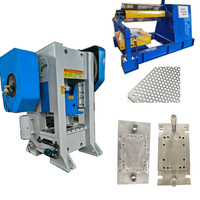 Machine de fabrication de tôles perforées de haute précision, machine de fabrication de tôles perforées en acier inoxydable, machine de perforation de métaux