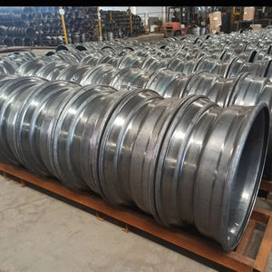 Cerchione in Acciaio Tubeless per Camion Semi-Pesanti 22.5x14.00 Nuova Condizione 22.5*9.00 22.5x8.25 per Pneumatici 11r 22.5 - Product Image 6