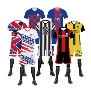 Sport bekleidung Blank Soccer Jersey National Club Team Training Trikot Fußball Sublimation Top Qualität Custom ized Football Jersey