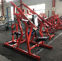Banc de musculation multifonctionnel réglable en acier NO.18 pour développements pectoraux, tractions latérales, presse à banc assis à double poignée pour musculation