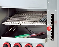 Grill infrarouge à gaz professionnel en acier inoxydable robuste, haute efficacité, grande capacité, pour restaurant