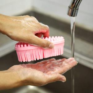 Silicone souple Brosse de <span class=keywords><strong>Massage</strong></span> De Bain De Lavage De Cheveux Shampooing Cuir Chevelu pour bébé - Product Image 5