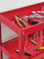 Armoire à outils mobile, chariot à roulettes en métal, chariot de poitrine avec roulettes pour atelier
