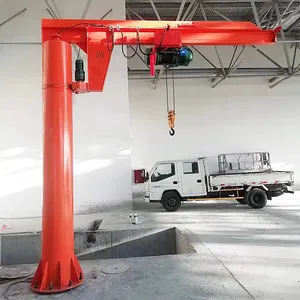 Montado en el suelo Flexible Girar 1T 3T 5T Jib Crane Tipo de luz Taller de construcción para la venta