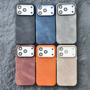 เคสโทรศัพท์ลายเดนิมสุดเทรนดี้ L198 สำหรับ iPhone 15 16 17 Pro Max ป้องกันแรงกระแทก ผลิตจากผ้า - Product Image 6