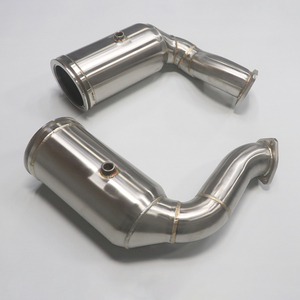 Downpipe ad Alte Prestazioni per Porsche <span class=keywords><strong>Cayenne</strong></span> Turbo <span class=keywords><strong>S</strong></span> E3 4.0T (2018+) - Aggiornamento in Acciaio Inox 304 - Product Image 2
