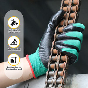 Guantes de Trabajo XINGYU EN388 XL Impermeables de Poliéster de Calibre 13 con Recubrimiento de Nitrilo Liso, Guantes de Seguridad para la Construcción - Product Image 3
