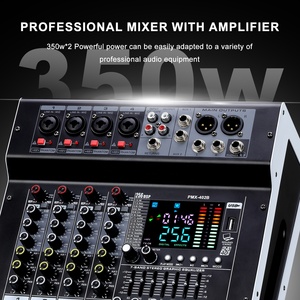 Contrôleur Dj professionnel 4 canaux Console Audio mélangeur Compatible mélangeur Audio professionnel 256 Dsp <span class=keywords><strong>meilleur</strong></span> mélangeur Audio pour l'église - Product Image 4