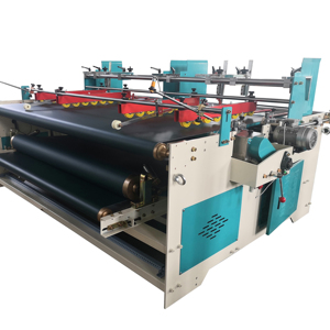 Máquina encoladora semiautomática tipo prensa para cajas de cartón corrugado, máquina para hacer cajas, máquina para pegar cajas - Product Image 1