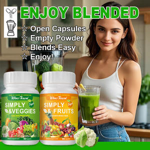 Cápsulas de Frutas y Verduras para Adultos, Éxito en Ventas Transfronterizas en <span class=keywords><strong>Titok</strong></span>/Amazon, para Mejorar la Densidad Ósea, 60 Cápsulas por Botella - Product Image 3