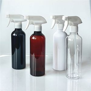 Hot Sales Empty Custom <b>Spray</b> <b>Bottles</b> 17oz 500ml PET Black <b>Spray</b> <b>Bottle</b> - Product Image 4
