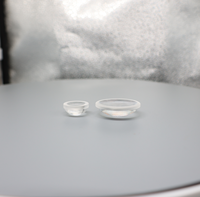 Lentille sphérique hémisphérique avec revêtement antireflet 37,2 mm/taille personnalisable OEM Garantie 3 ans