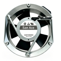 Ventilador de Refrigeración Sanyo 5V 12V 48V DC 24V 2.8A AC EC 17251 172X150X51MM 17CM con Control PWM, Gran Volumen de Aire, Marco de Aluminio 9SG5724P5H61