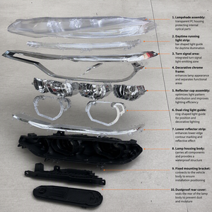 Faro LED para <span class=keywords><strong>BMW</strong></span> Serie 3 F30 F35 2016 2017 <span class=keywords><strong>2018</strong></span> 2019 de Alta Gama <span class=keywords><strong>316i</strong></span> 320i 330 328Li Original Usado 63117419633 63117419634 - Product Image 2