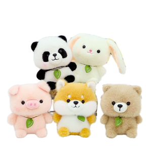 Venta al por mayor lindo mascota serie oso de peluche súper suave nueva mesa con estudiante niños regalo dibujos animados pequeño Animal muñeca - Product Image 1
