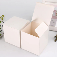 Boîte de papier de carte blanche d'emballage de thé casse-croûte personnalisé en gros livraison rapide boîte de papier de carte blanche boîte d'emballage personnalisée