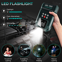 Démarreur de secours Peak 3000A pour camionnettes et véhicules utilitaires, 24800mAh, 1500A, avec compresseur d'air 150 PSI, compatible essence 9L et diesel 8L