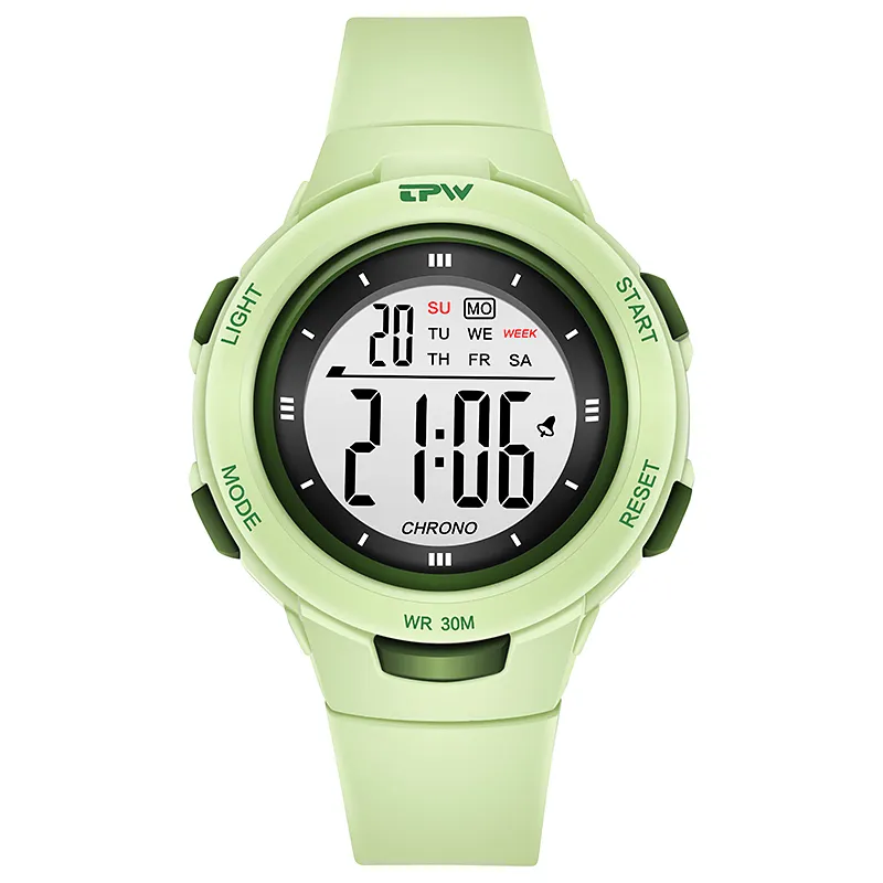 ABS Sport Watch 3 ATM waterproof OEM Digital Watches for Young People Watch Ins Style Classic