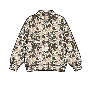 เสื้อแขนยาวเด็กผู้ชายลายพรางหลากสีสไตล์ลำลองผ้าไหมกันน้ำสำหรับล่าสัตว์ - Product Image 2