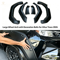 Kit de conversion de carrosserie de pick-up ABS avec grandes extensions d'ailes et boulons décoratifs pour Hilux Travo 2026