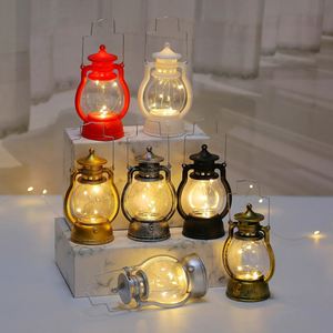 Lanternes LED portables rétro en gros, petites bougies électroniques à huile, décorations créatives, lumières scintillantes pour cadeaux de Noël - Product Image 3