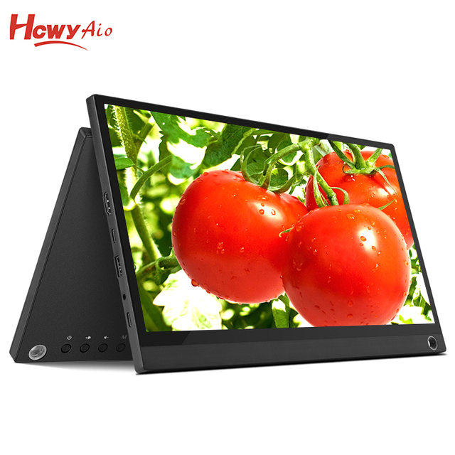 Full HD 1080P 12.5 Inch TFT Portable Monitor for Laptop with Touch Screen USB Interface Battery Wireless Option