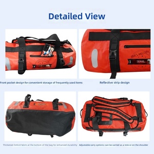 Borsa <span class=keywords><strong>da</strong></span> Viaggio SEAM Sports IPX5 Impermeabile 60L in PVC per <span class=keywords><strong>Attrezzatura</strong></span> <span class=keywords><strong>da</strong></span> Snorkeling e <span class=keywords><strong>Spiaggia</strong></span>, Adatta a Tutte le Stagioni - Product Image 3