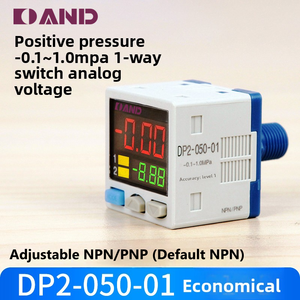 DP2-050-01 डिजिटल यौगिक दबाव सेंसर-0.1 ~ 1.0mpa 1-way स्विच एनालॉग वोल्टेज किफायती 1 वर्ष की वारंटी - Product Image 1