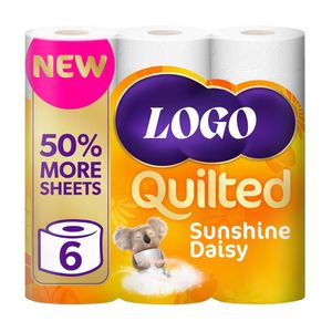OEM ODM vente en gros logo personnalisé pas cher <span class=keywords><strong>andrex</strong></span> famille doux 100% pâte de bois vierge 3 plis papier de toilette rouleau jumbo - Product Image 1