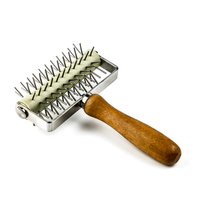 Rouleau en acier inoxydable pour pizza, gâteau, tarte, pâte à pizza faite maison, outil de cuisson pour pâte à pizza, gâteau, pain, pâtisserie