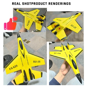 Máy bay điều khiển từ xa AiJH Plane Uack Aviones, mô hình siêu nhẹ, nhỏ gọn, giá rẻ, động cơ <span class=keywords><strong>RC</strong></span>, máy bay Su 35, dành cho trẻ em. - Product Image 3