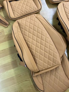 Fundas de Asiento de Alta Calidad para <span class=keywords><strong>Mercedes</strong></span>-Benz <span class=keywords><strong>Vito</strong></span> de 7 <span class=keywords><strong>Plazas</strong></span>, Reemplazo con Asientos de Cuero Napa Marrón, Venta al Por Mayor de Fábrica - Product Image 4