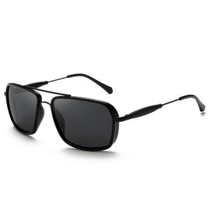 Gafas de Sol Polarizadas para Hombre Greyjack, Montura Metálica Negra TR, Protección UV400, Lentes TAC Tipo 3 - Product Image 4