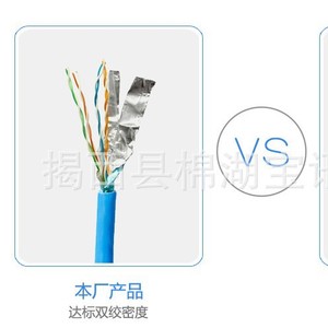 Cat5e Network <b>Cable</b> 305 Ft Shielded Pure Copper PVC Jacket <b>Computer</b> Use - Product Image 3