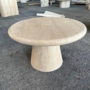 Nesting Side <b>Table</b> <b>Folding</b> Camping Side <b>Table</b> Nordic Light Luxury Travertine <b>Round</b> Transparent Coffee <b>Table</b> - Product Image 4