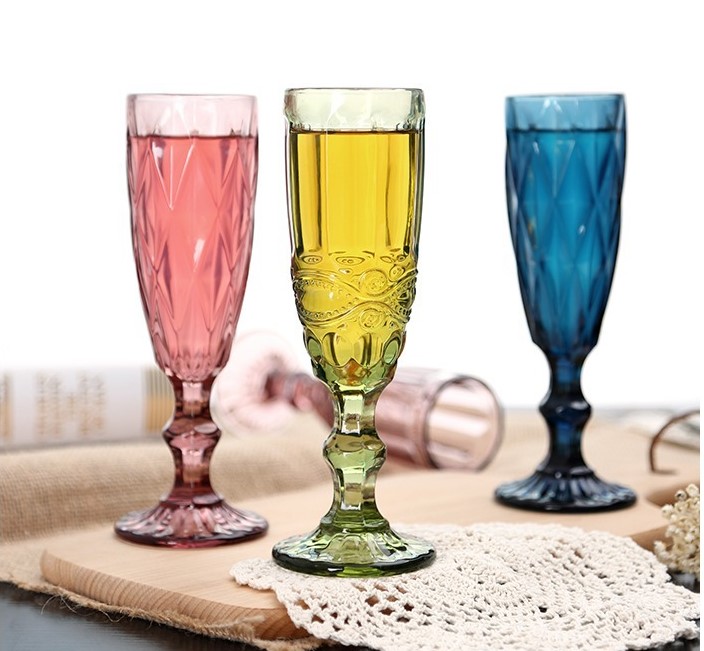 Wholesale Amber Color Goblet Glass - Custom Logo Red Wine Glasses for  Business, Perfect for Wine, Beer, and Water Use