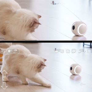 Robot de Compañía Inteligente <span class=keywords><strong>con</strong></span> Cámara Web Full HD 1080P, Juguete Interactivo Divertido para Perros y Gatos, Juguetes Inteligentes para Mascotas Hechos de Goma - Product Image 2