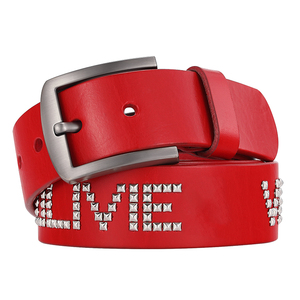 Cinturón Personalizado con Tachuelas, Remaches y Ojales, Estilo Punk Rock, con Detalles Metálicos Brillantes, de Cuero, <span class=keywords><strong>para</strong></span> Hombre y <span class=keywords><strong>Mujer</strong></span> - Product Image 3