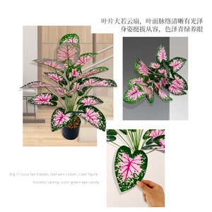 Planta <span class=keywords><strong>Artificial</strong></span> Decorativa de Plástico Verde, Colorida, en Maceta, para Interiores/Exteriores, Alta Simulación, Navidad, Pascua, Sala de Estar - Product Image 5