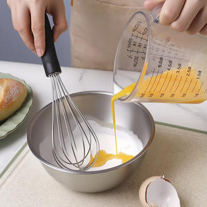 Lot de 3 fouets en acier inoxydable, écologiques, compatibles <span class=keywords><strong>lave</strong></span>-<span class=keywords><strong>vaisselle</strong></span>, 9, 11 et 12 pouces, pour battre les œufs, mélanger, fouetter et remuer - Product Image 5